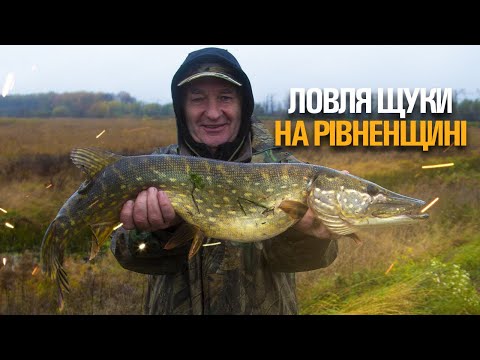 Видео: ЗЛОВИЛИ КРУПНУ ЩУКУ НА РІВНЕНЩИНІ. ОСІННЯ РИБОЛОВЛЯ 2022