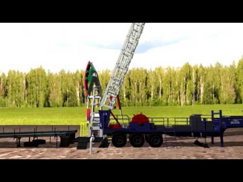 Видео: Агрегат подъемный для ремонта скважин "Барс 80"