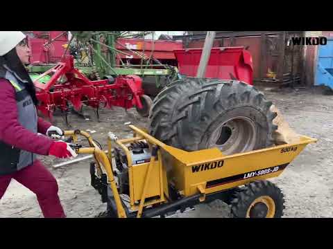 Видео: Мототележка Wikdo: Маленький помощник с большой силой.