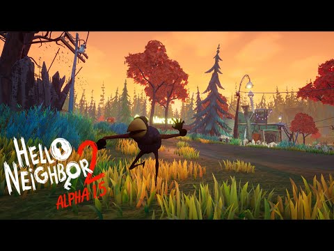Видео: Пробный забег. Прохождение игры Hello Neighbor 2 Alpha 1.5 (веселые игры с огнетушителем)