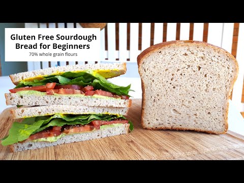 Видео: Рецепт цельнозернового безглютенового хлеба на закваске для начинающих — подробное руководство по...