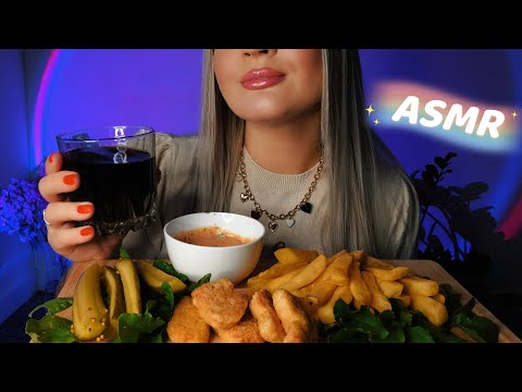 Видео: ASMR Chicken Nuggets & Fries ♡ АСМР Картошка и Наггетсы 😍🍟🍗