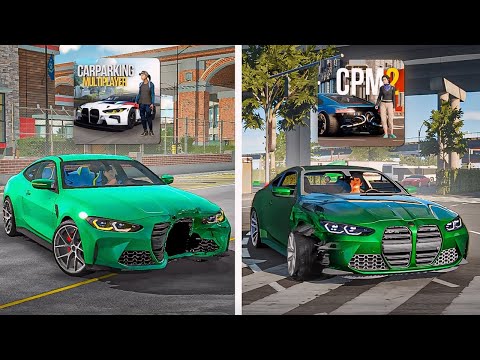 Видео: СРАВНИЛ ПОВРЕЖДЕНИЯ в Car parking multiplayer vs Car parking multiplayer 2