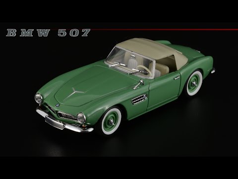 Видео: BMW 507 • Minichamps • Масштабные модели автомобилей БМВ 1:43 • 1950s • Коллекция моделей BMW