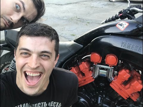 Видео: Проект Bushido, часть вторая. Продолжаем восстанавливать Yamaha Vmax 1200.
