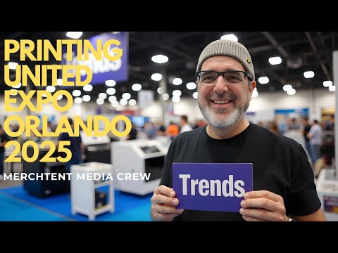 Видео: Printing United Expo Orlando 2025 | Новости и тенденции печати от MerchTent Media Crew