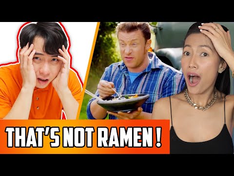 Видео: Дядя Роджер высмеивает Джейми Оливера за реакцию на приготовление лапши рамэн | Боже мой, что он ...