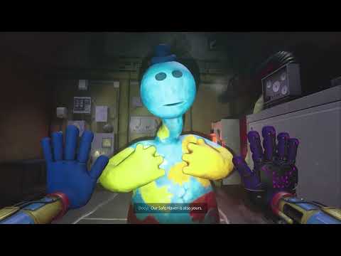 Видео: Poppy Playtime, глава 4. Все сцены с Доуи