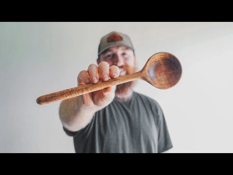 Видео: Как я делаю деревянные ложки с помощью токарного станка и других электроинструментов!