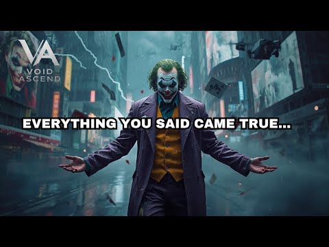 Видео: ТЫ ПРЕДСКАЗАЛ ВСЁ ЭТО ДЕРЬМО. ОНО РЕАЛЬНО. 🔥😳 А ТЕПЕРЬ ОНИ СХОДЯТ С УМА 😧💣 Речь Джокера мощная