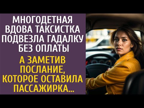 Видео: Многодетная таксистка подвезла гадалку без оплаты… А заметив послание, которое оставила пассажирка…