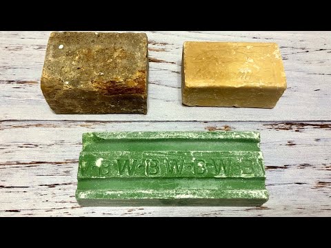 Видео: ASMR Soap/ cutting dry old soap/ резка сухого старого мыла/ ретро мыло