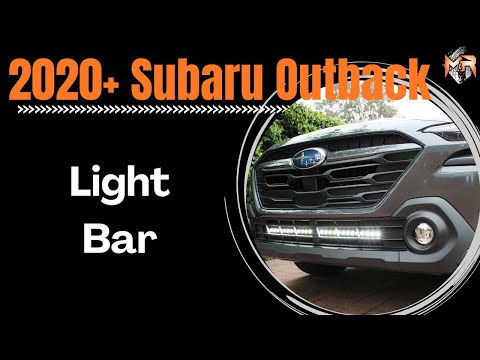 Видео: Установка световой панели Subaru Outback | Руководство от M&R Automotive