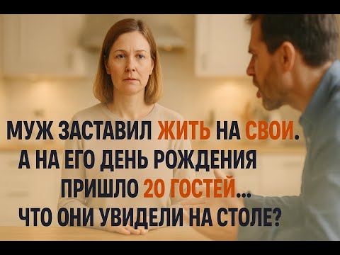 Видео: Муж поставил жене унизительное условие, но на его дне рождения она заставила замолчать всех гостей