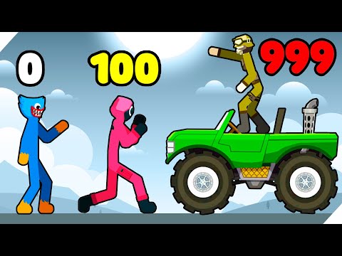 Видео: СКИНЬ РЭГДОЛЛА В ЯМУ! Stickman Break Ragdoll Bone