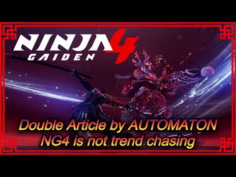 Видео: Ninja Gaiden 4 Double Статья от AUTOMATON. Отказ от погони за трендами.