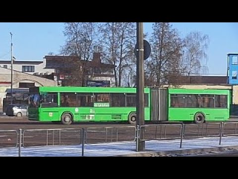 Видео: Автобус №6 (Барановичи). Сквер Героя Карвата - Университет