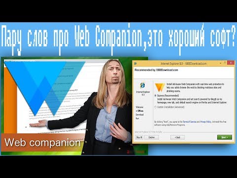 Видео: Пару слов про Web Сompanion,это хороший софт?