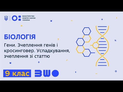 Видео: 9 клас. Біологія. Гени. Зчеплення генів і кросинговер. Успадкування, зчеплення зі статтю