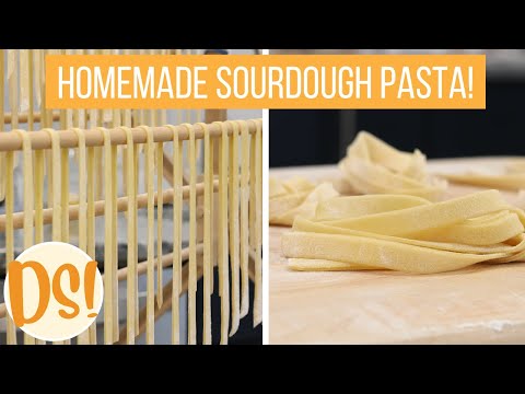 Видео: Домашняя лапша на закваске! Как приготовить лапшу без специального оборудования! — Daily Sourdough
