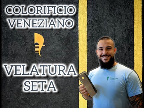 Видео: Декоративна мазилка Velatura Seta със златни линии