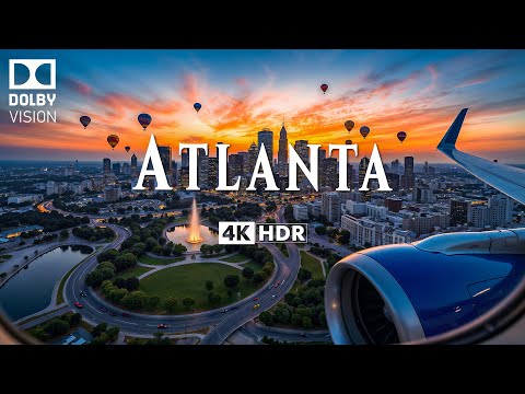 Видео: АТЛАНТА 4K ULTRA HD [60 кадров в секунду] • Кинематографическое путешествие по сердцу Атланты