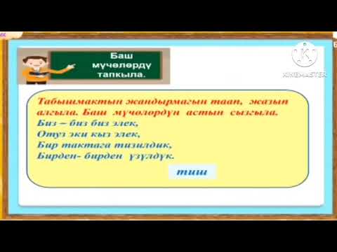 Видео: Сүйлөм мүчөлөрү