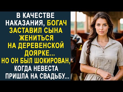 Видео: Чтобы проучить сына-мажора, богач нашёл ему невесту-доярку. Но когда невеста пришла на свадьбу...