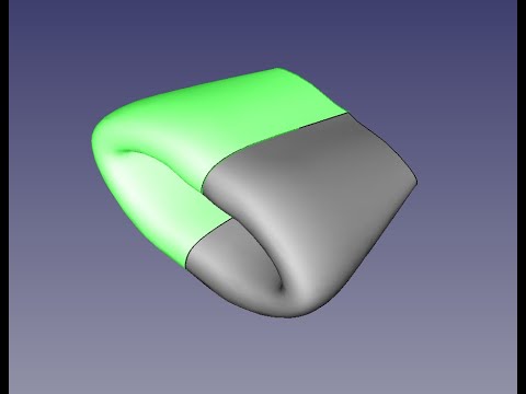 Видео: FreeCad Золотая поверхность