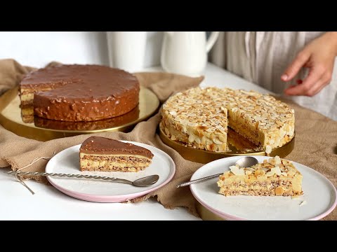 Видео: Торты как в ИКЕА - Дайм с ириской и Миндальный