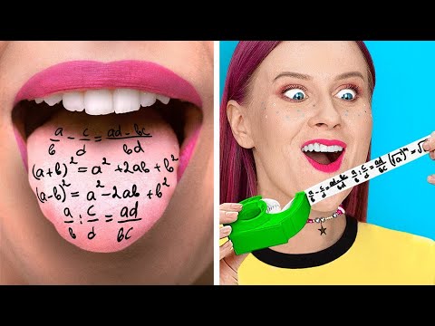 Видео: ПОТРЯСАЮЩИЕ ЛАЙФХАКИ ДЛЯ ШКОЛЫ! || Веселые идеи со школьными принадлежностями от 123 GO LIKE!