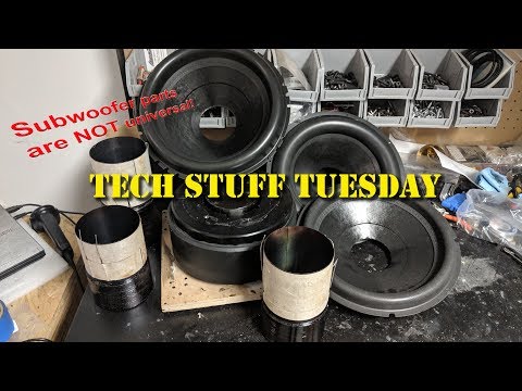 Видео: Детали сабвуфера НЕ универсальны! — Tech Stuff Tuesday