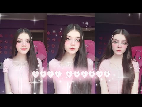 Видео: ⋆ ˚｡⋆୨୧  Макияж // Doll Makeup // Крашусь и Болтаю  ୨୧⋆｡˚ ⋆