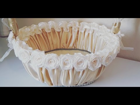 Видео: Как декорировать свадебную корзину 1 часть ✔ Marine DIY Guloyan✔