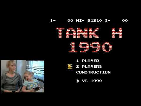 Видео: Танчики 1990 (Battle city) / Мама Леся и Валерия рубятся в танки