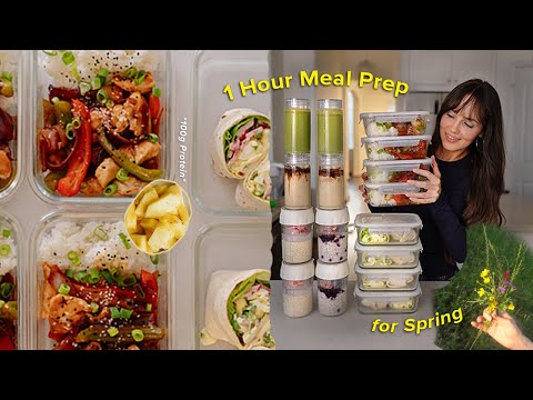 Видео: Подготовка весеннего меню | 16 блюд с высоким содержанием белка за 1 час