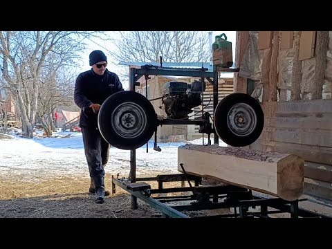Видео: Самодельная пилорама  лучше заводской! Напилил штакетника для друга!