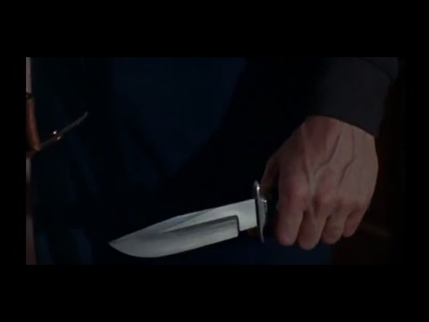 Видео: Фильм "Высокое искусство"  1991 год - тренировка работы с ножом