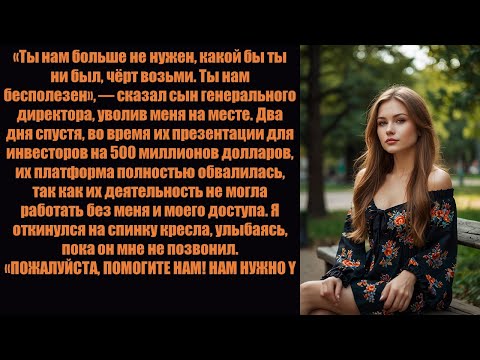 Видео: Они уволили меня как «бесполезного». Я провалил их технологическую презентацию для инвесторов на 50.