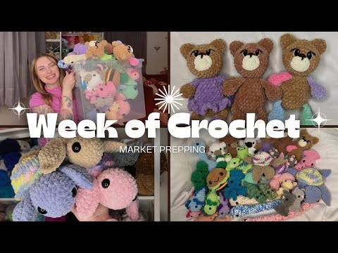 Видео: Что я связала крючком на этой неделе! 🌷 | Готовлюсь к следующему рынку! 🌞