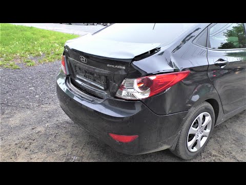 Видео: Хундай солярис восстанавливаем после дтп Нижний Новгород Hyundai Accent Auto body repair