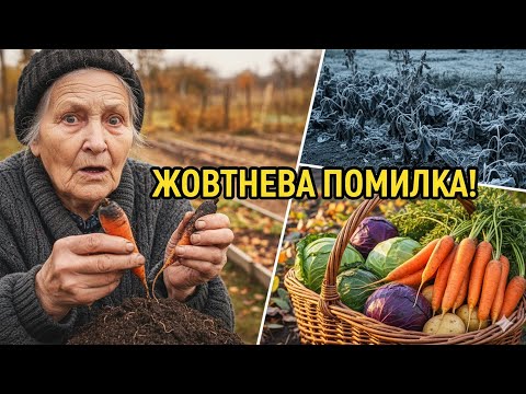 Видео: Ви теж припускаєтеся саме ТАКИХ помилок у жовтні? 9 із 10 дачників гублять свій майбутній урожай.