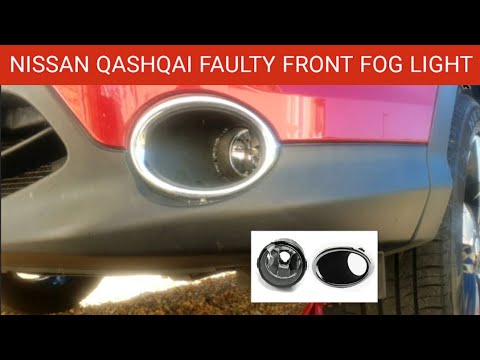 Видео: Замена сломанной передней противотуманной фары на Nissan Qashqai. Как заменить противотуманную фа...
