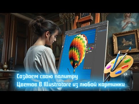 Видео: Создаём палитру из картинки в Illustratorе