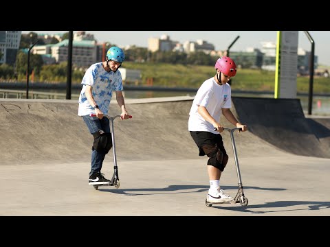 Видео: ВЫЕЗДНЫЕ ТРЕНИРОВКИ ПО САМОКАТУ | КАЗАНЬ