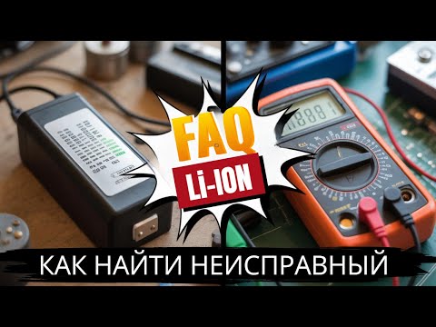 Видео: Как диагностировать Литий как выявить неисправный элемент Литий переполюсовался