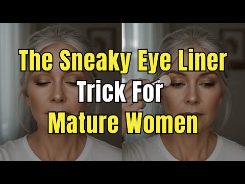Видео: Выглядите моложе за 60 секунд: трюк с подводкой для глаз, который НУЖНО знать зрелым женщинам!