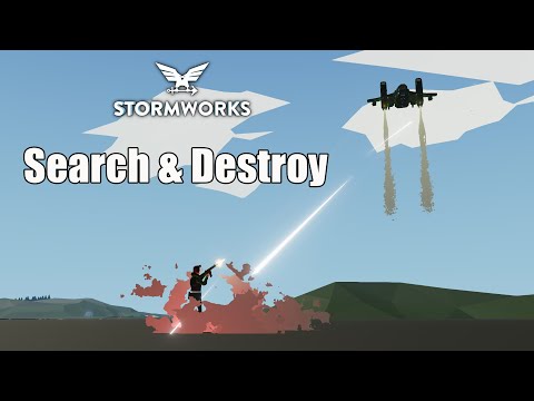 Видео: Stormworks: Search & Destroy DLC. Разбираемся с оружием
