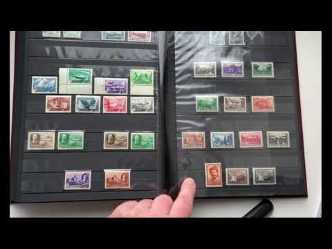 Видео: Часть 2. Показ коллекции почтовых марок СССР 1940-50г.г.