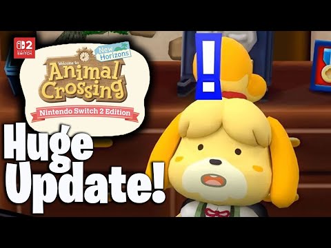 Видео: ОГРОМНОЕ ОБНОВЛЕНИЕ для Animal Crossing на Nintendo Switch! 😱